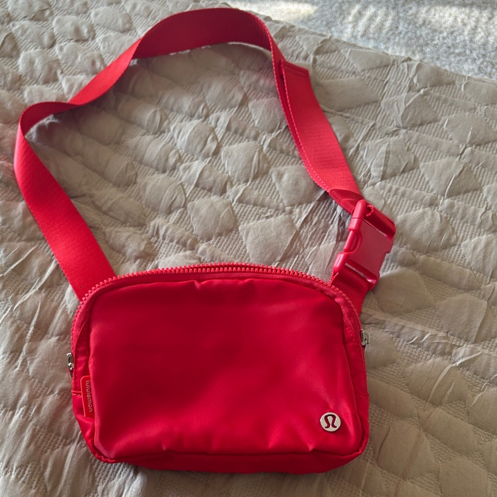 Lululemon Athletica Vibrant Red Crossbody Bag